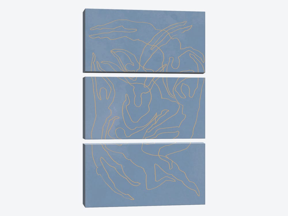 Blue Swimmers by 1x Studio II 3-piece Art Print