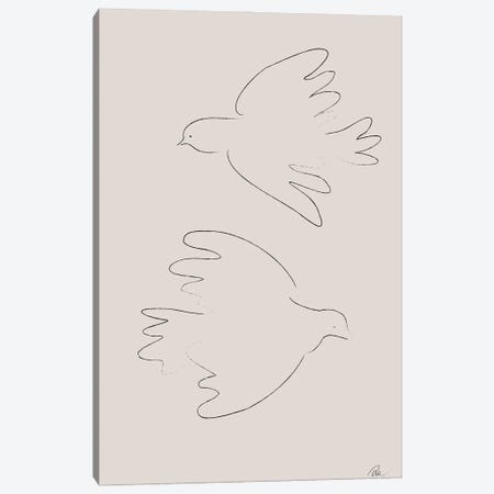 Two Doves Canvas Print #OXM6860} by 1x Studio II Canvas Print