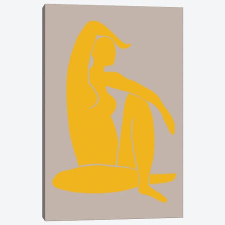 Yellow Figure Canvas Print #OXM6862} by 1x Studio II Art Print