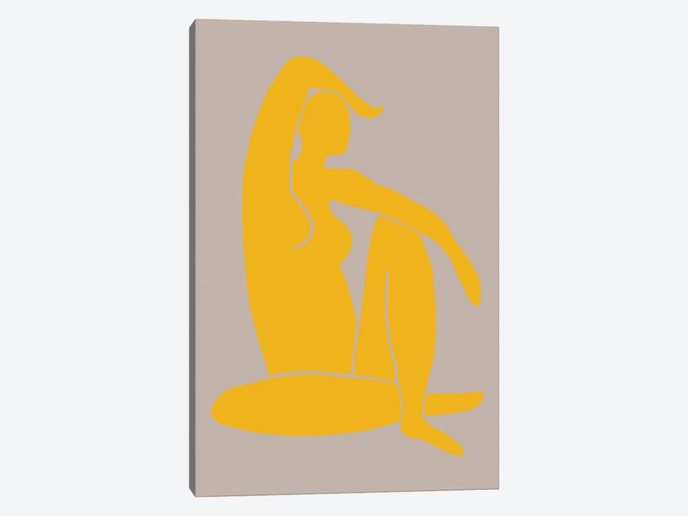 Yellow Figure by 1x Studio II 1-piece Canvas Wall Art
