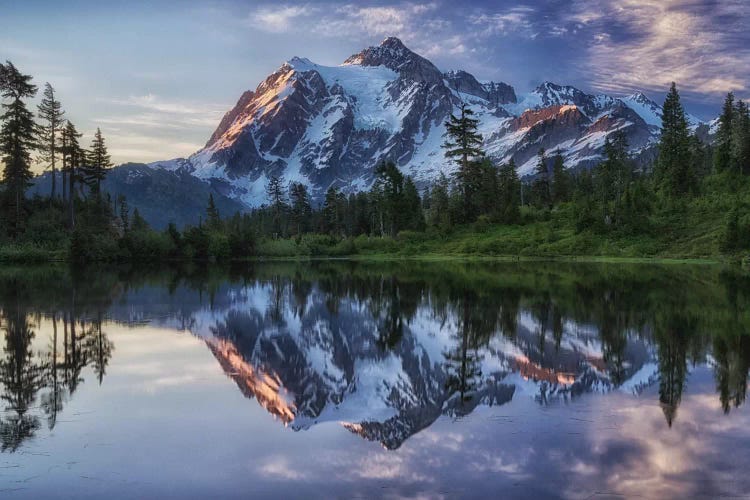 Sunrise On Mount Shuksan by James K. Papp wall art
