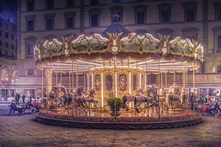 Carousel by Christian Marcel wall art