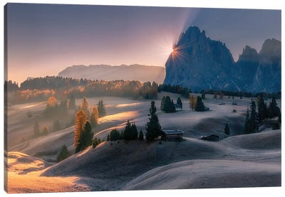 Seiser Alm In Italy Canvas Art Print - 1x Scenic Photography