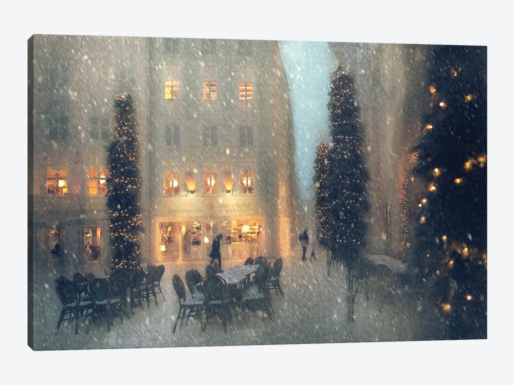 Christmas Mood by Roswitha Schleicher-Schwarz 1-piece Canvas Print