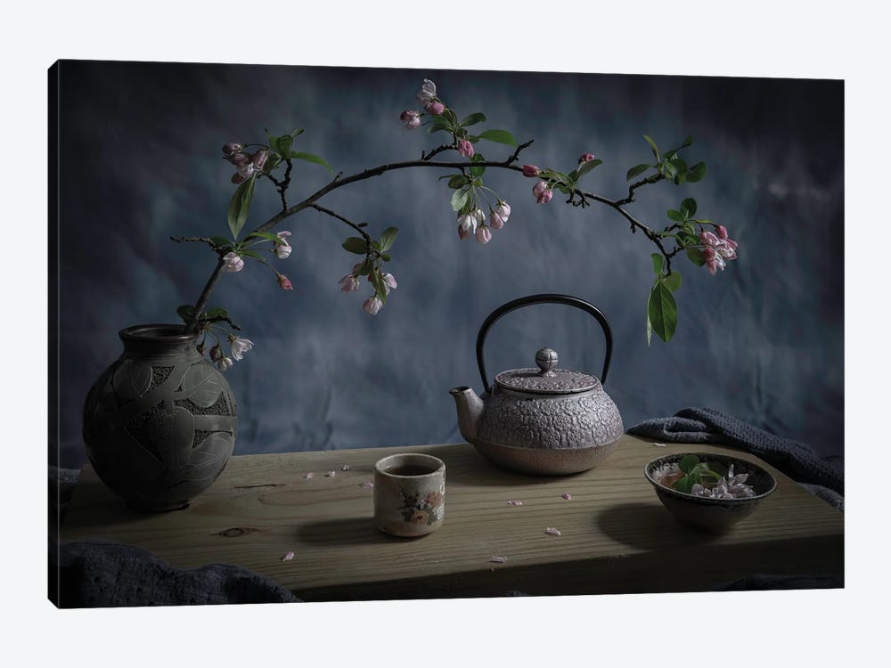 Japanese Tea by Binbin L. 1-piece Canvas Artwork