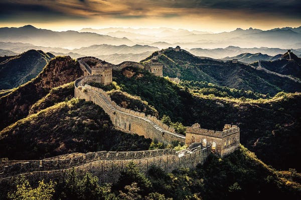 The Seven Wonders Of The World: Chinese Wall by Dieter Reichelt