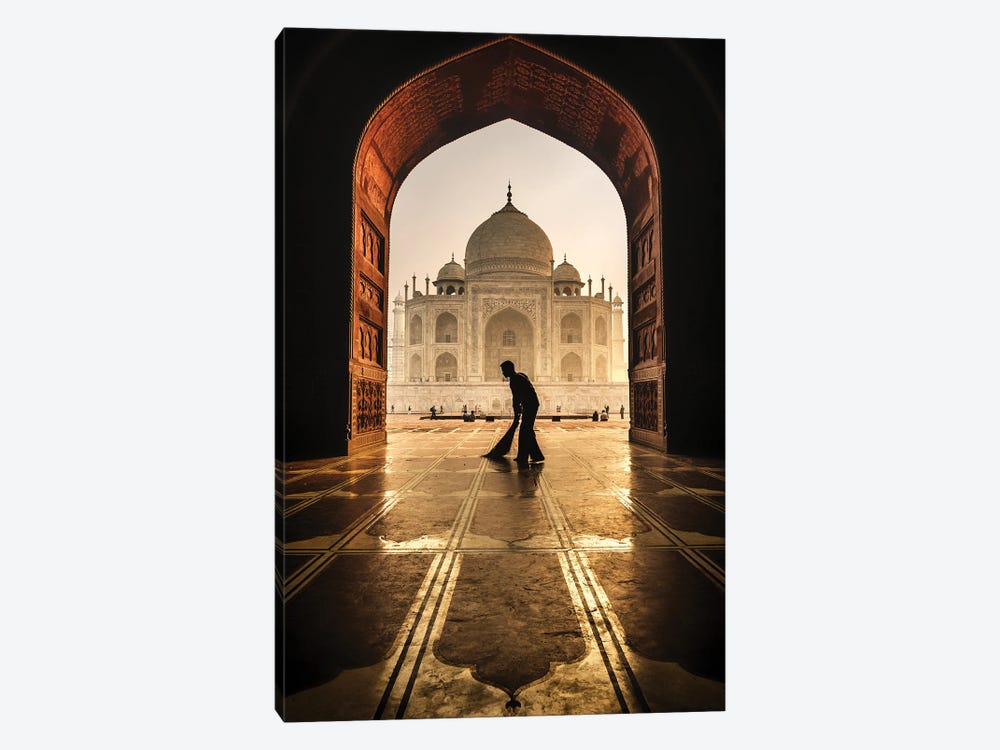 Taj Mahal Cleaner by Pavol Stranak 1-piece Canvas Artwork