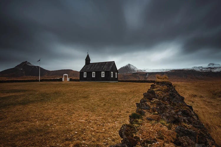 Black Church by Sunny Ding wall art