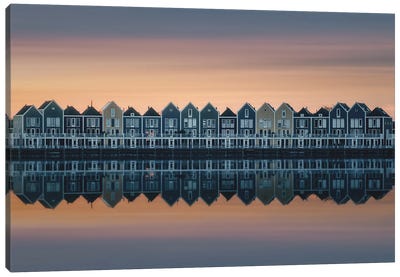 Drifting Houses Canvas Art Print - 1x Collection
