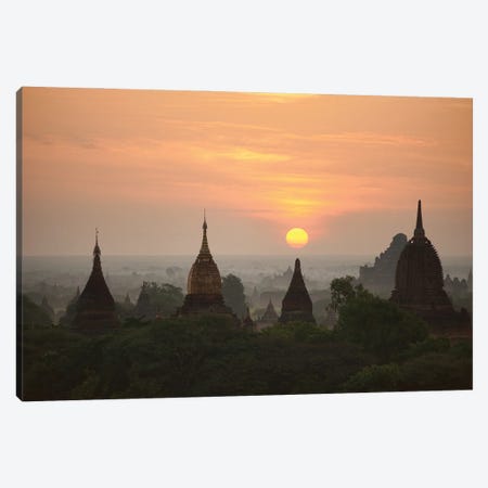 Sunrise Bagan II Canvas Print #OXM7245} by Wendy Art Print