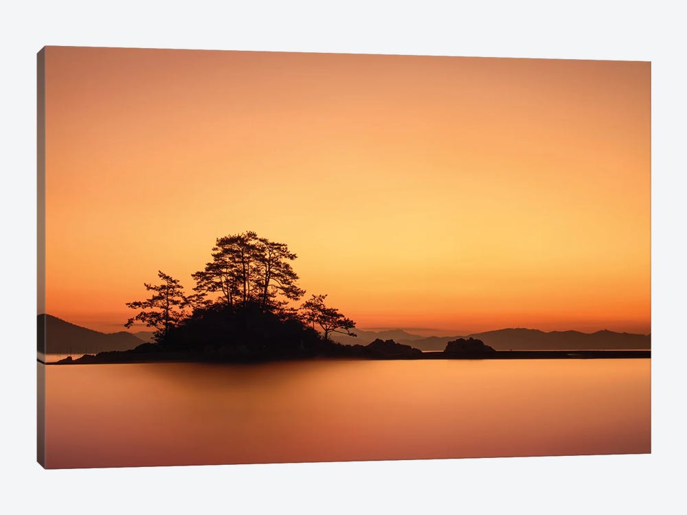 Lonely Island by Tiger Seo 1-piece Canvas Artwork