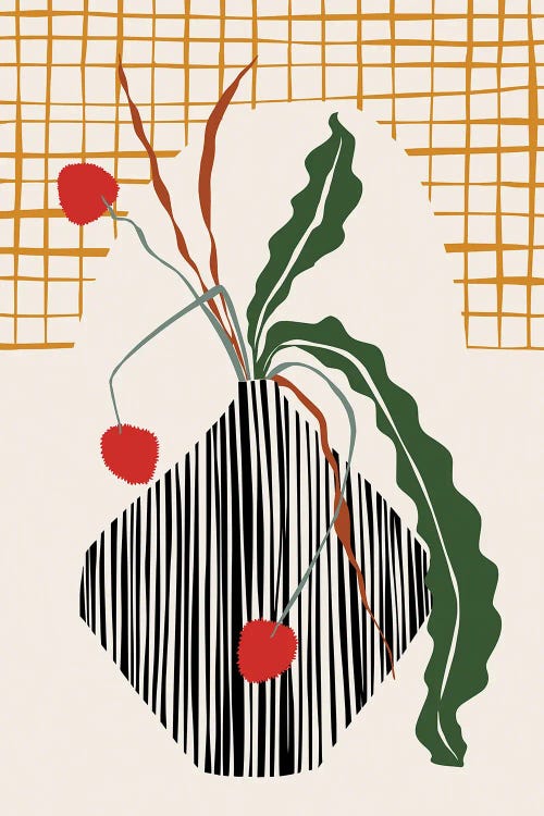 Midcentury Ikebana Light by Annick wall art