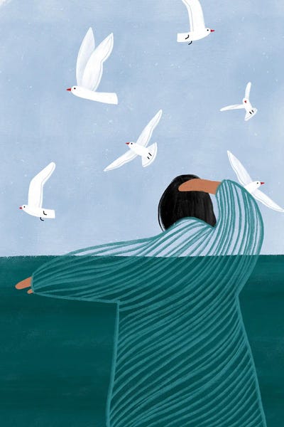 Gulls: Seaside by Bea Muller