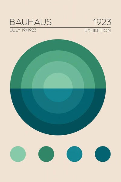 Minimalism: Bauhaus Mavi Daire by Emel Tunaboylu