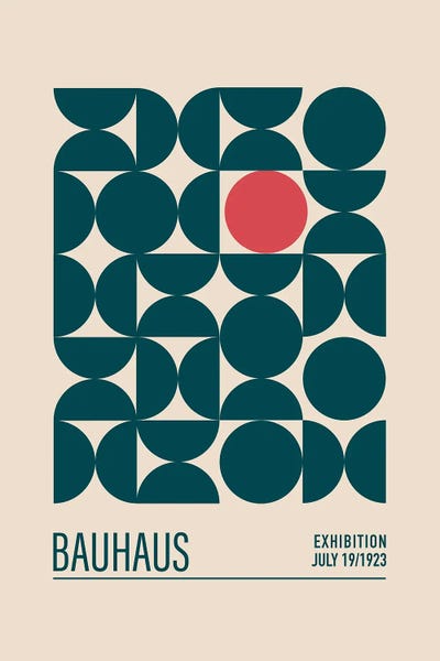 Bauhaus: Bauhaus Mavi Kureler by Emel Tunaboylu