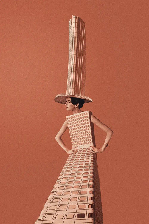 City Girl by Maarten Leon wall art