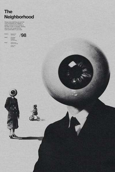 The Neighborhood by Meinhard Taxer multi panel art