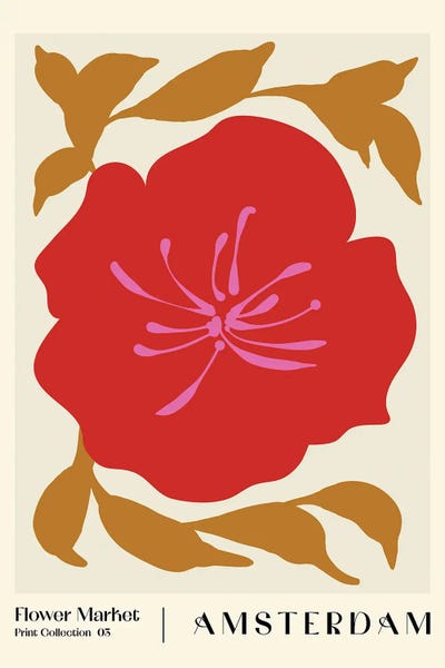 Minimalist Bohemian Decor: Flower Market. Amsterdam by NKTN