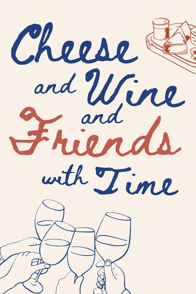 Fine Art Print: Cheese And Wine... by Ohkimiko