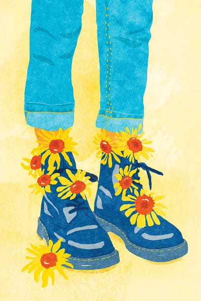 Raissa Oltmanns: Sunflower Walk by Raissa Oltmanns