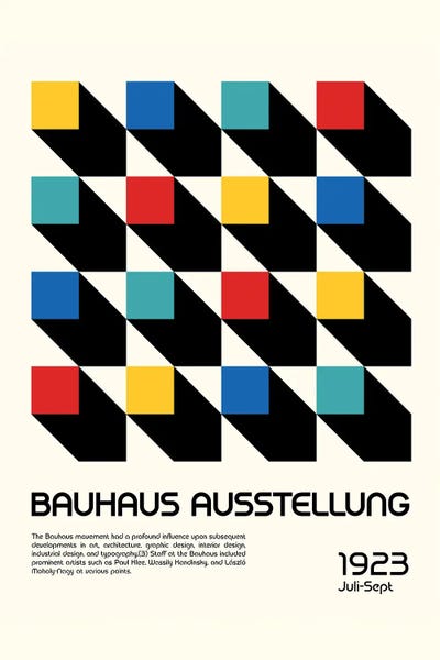 Bauhaus: Bauhaus Ausstellung I by Retrodrome