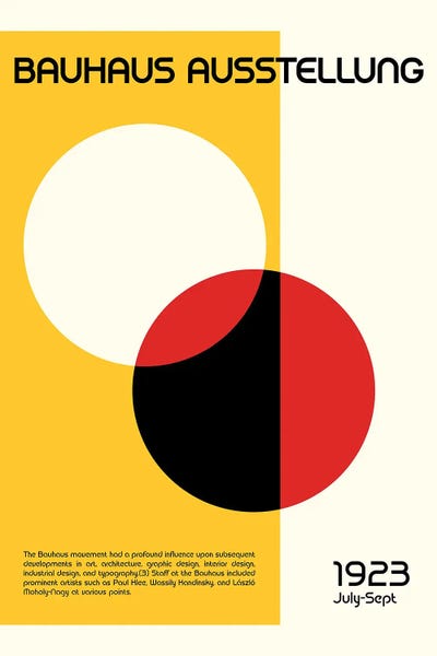 Bauhaus: Bauhaus Ausstellung II by Retrodrome