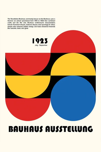 Bauhaus: Bauhaus Ausstellung III by Retrodrome