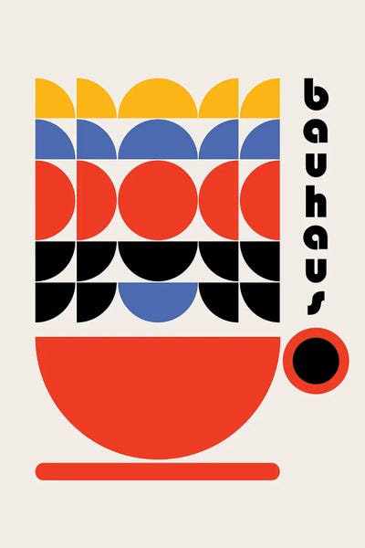 Bauhaus: Bauhaus Coffee 70s Decor by Retrodrome