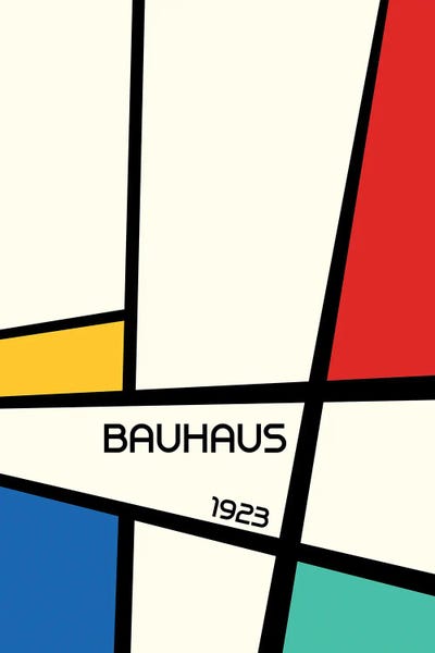 Bauhaus: Bauhaus Geometric Design Retro I by Retrodrome