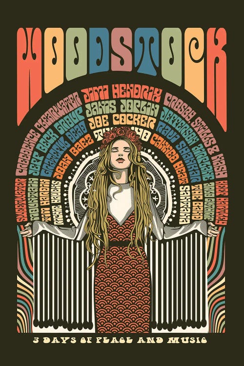 Woodstock Festival Poster