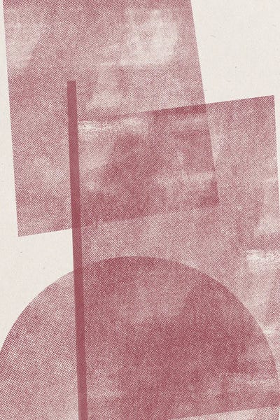 THE MIUUS STUDIO: Paper Red Collage IV by THE MIUUS STUDIO