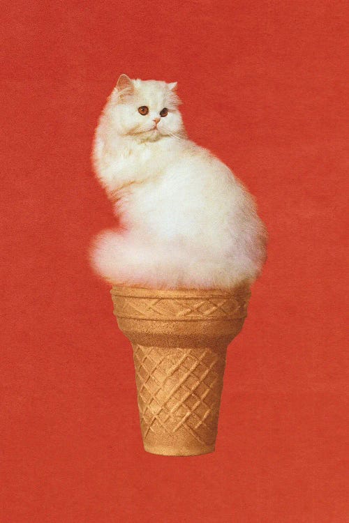 Cat Ice Cream Red