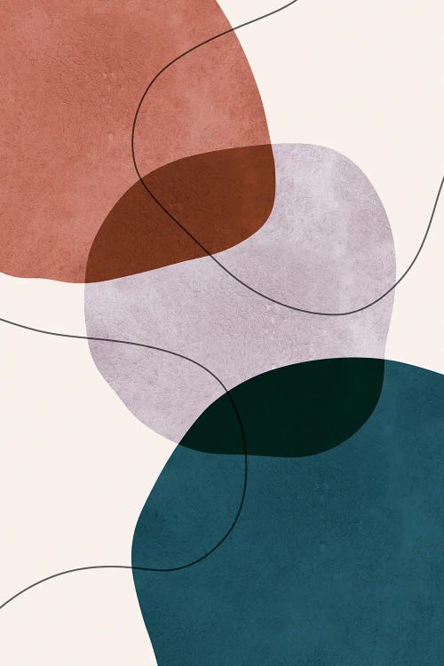 Abstract Shapes XV by Vitor Costa wall art