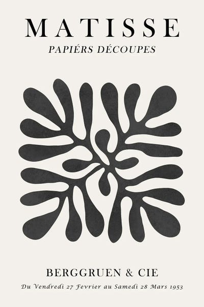 Minimalist Quotes: Matisse Floral Poster I by Vitor Costa