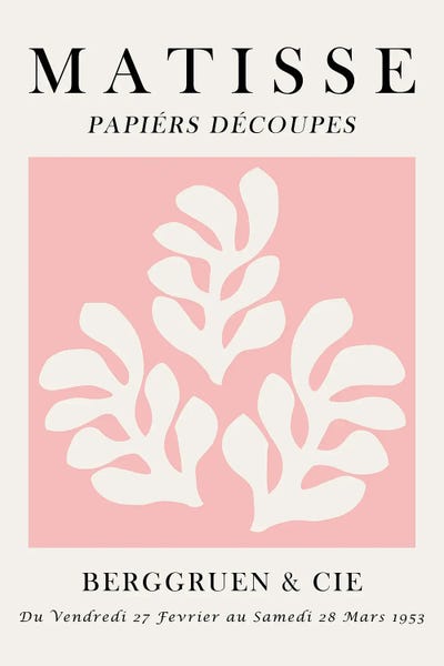 The Cut Outs Collection: Matisse Floral Poster X by Vitor Costa