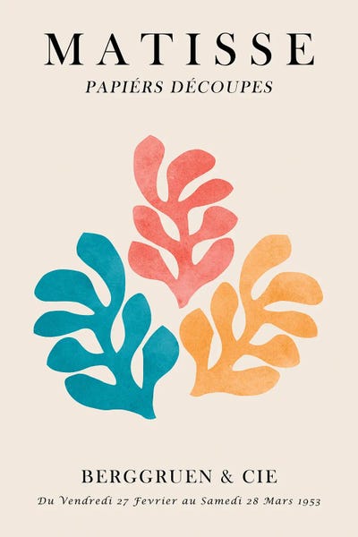 The Cut Outs Collection: Matisse Floral Poster III by Vitor Costa