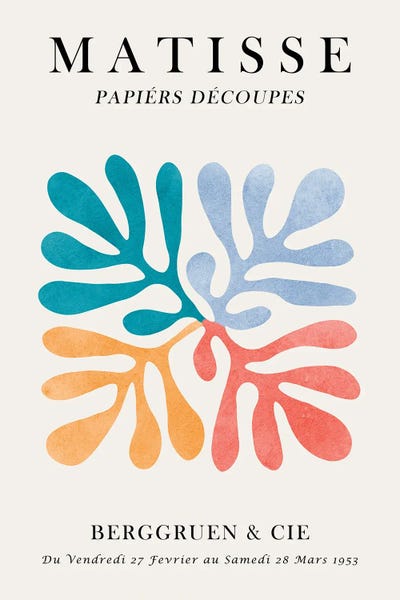 The Cut Outs Collection: Matisse Floral Poster IV by Vitor Costa