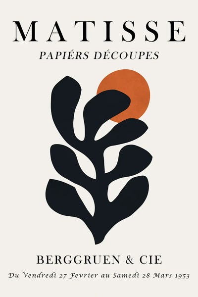 The Cut Outs Collection: Matisse Floral Poster IX by Vitor Costa