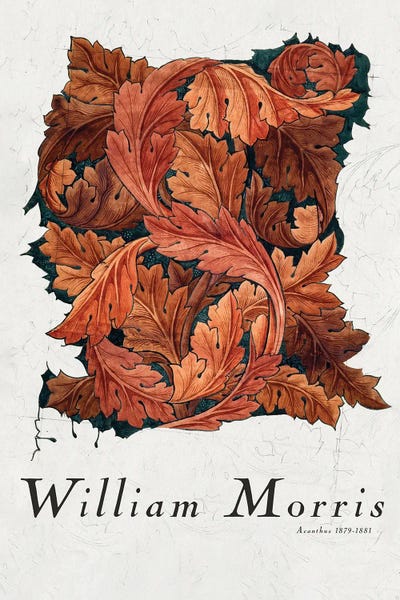 Vintage Botanical Illustrations: Acanthus by William Morris