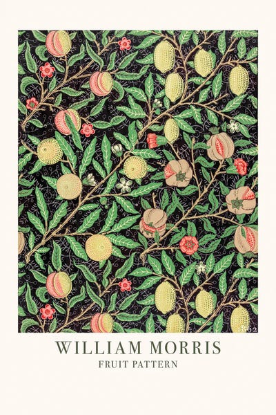 Vintage Botanical Illustrations: Fruit Pattern by William Morris