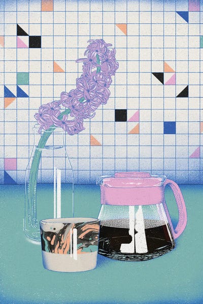 Still Lifes For The Modern World: Coffee Drip by Ada Jarzebowska
