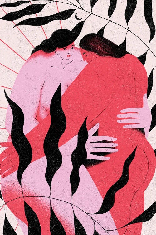 Couple by Ada Jarzebowska wall art