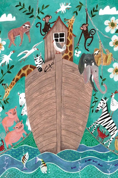 Canvas Print: Arc Of Noah by Caroline Bonne Muller