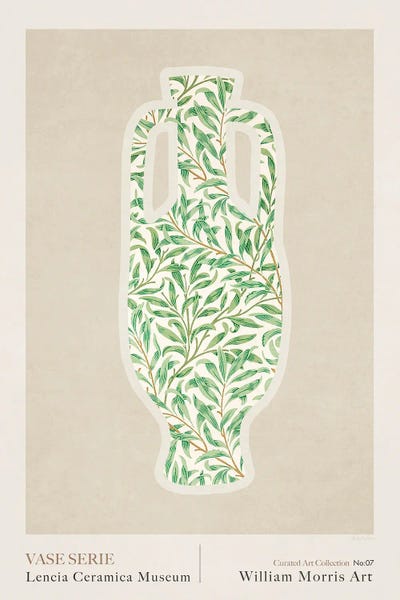 Botanical Illustrations: William Morris Greek VII by Emel Tunaboylu