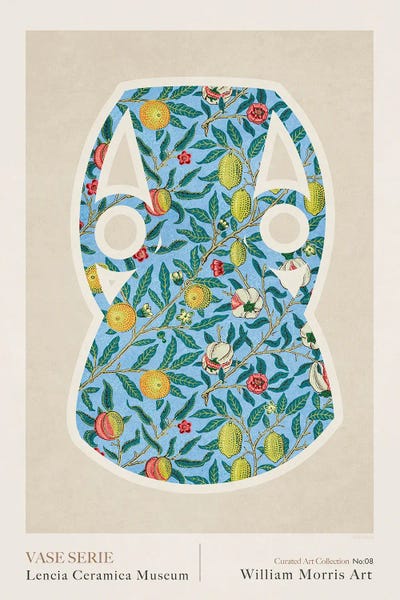 Botanical Illustrations: William Morris Greek VIII by Emel Tunaboylu