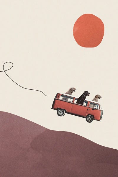 Fine Art Print: Adventure Gang by Maarten Leon