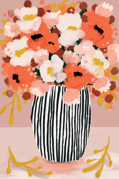 Stripes: Pastel Flowe Rimpression X by Treechild