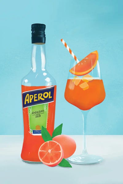 Aperol Spritz: Aperol Spritz III by Petra Lizde