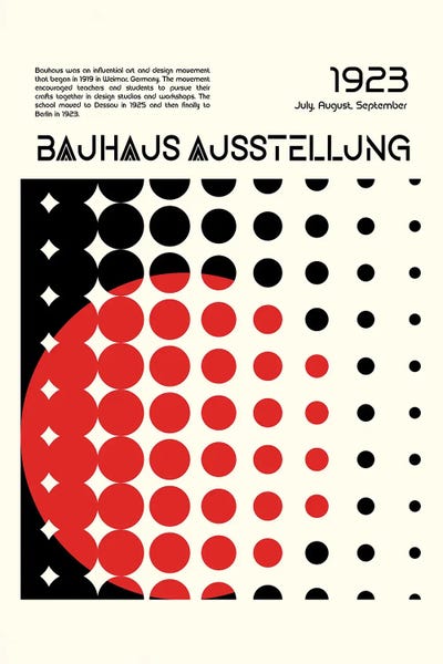 Bauhaus: Bauhaus Ausstellung IV by Retrodrome