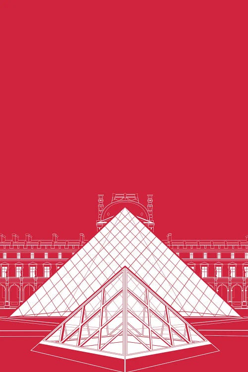 Louvre II by zaglono wall art